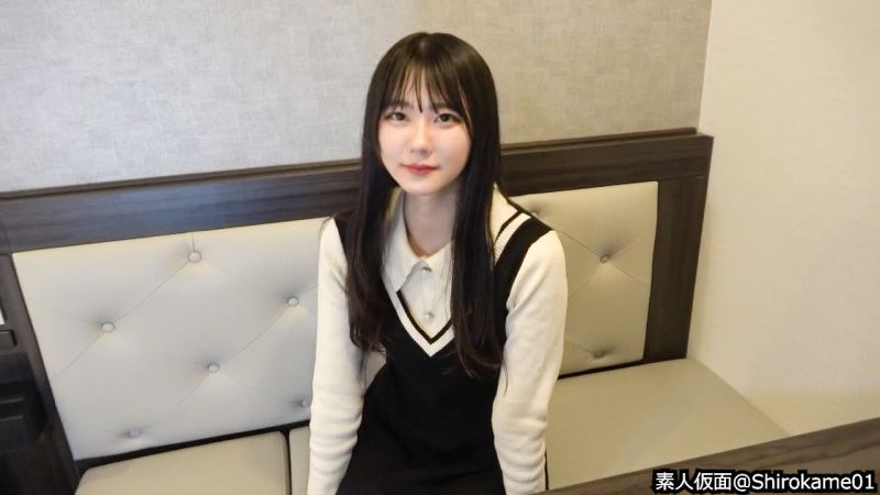 【無修正・完全露臉】奇跡的出演OK！！牙助美少女毫不寬容初顏射與初中出。